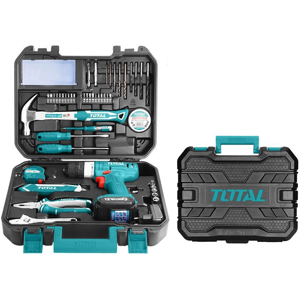 Bộ máy khoan pin 12V 127 chi tiết Total THKTHP11272
