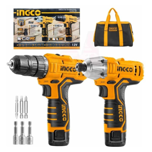 Bộ máy khoan và máy siết vít dùng pin Ingco CKLI1201