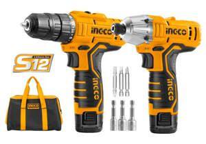 Bộ máy khoan và máy siết vít dùng pin Ingco CKLI1201