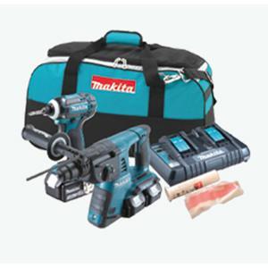 Bộ máy khoan và máy vặn vít 18Vx2 Makita DLX2242PM1