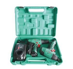 Bộ máy khoan và máy vặn vít dùng pin DCA ADKIT01EK