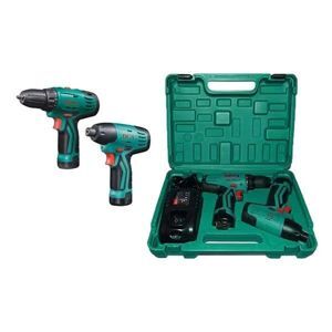 Bộ máy khoan và máy vặn vít dùng pin DCA ADKIT01E