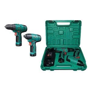 Bộ máy khoan và máy vặn vít dùng pin DCA ADKIT01E