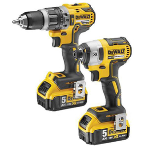 Bộ máy khoan, vặn vít dùng pin 18V Dewalt DCK266P2