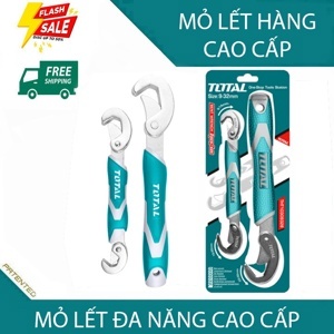 Bộ mỏ lết đa năng 2 chi tiết Total THT10309328