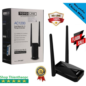 Bộ mở rộng sóng wifi Totolink EX1200T chuẩn AC1200