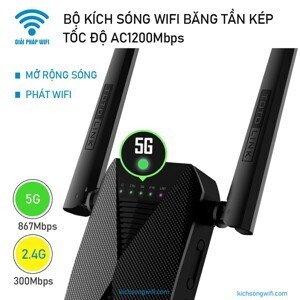 Bộ mở rộng sóng wifi Totolink EX1200T chuẩn AC1200