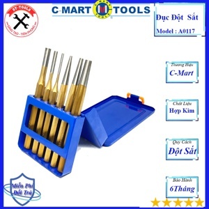 Bộ mũi đột 6 chi tiết C-Mart A0117