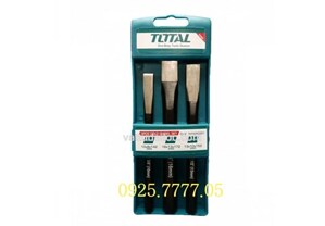 Bộ mũi đục dẹp nhọn 3 chi tiết Total THT42K0301