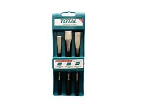 Bộ mũi đục dẹp nhọn 3 chi tiết Total THT42K0301