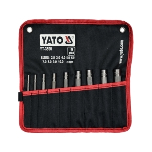 Bộ mũi đục gioăng lỗ 9 chi tiết Yato YT-3590