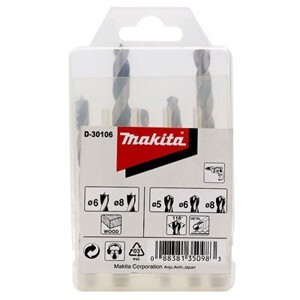 Bộ mũi khoan 5 mũi Makita D-30106