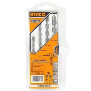 Bộ mũi khoan bê tông đuôi gài 4 chi tiết Ingco AKDB2055