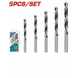 Bộ mũi khoan gỗ 5 chi tiết Total TACSD7055