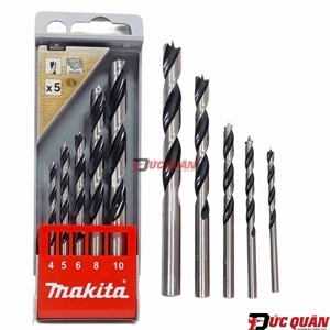 Bộ mũi khoan gỗ Makita D-57211 (5 chi tiết/bộ)