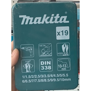 Bộ mũi khoan kim loại 1.0-10mm Hss-R Makita D-54081