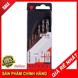 Bộ mũi khoan kim loại 10 chi tiết Yato YT-41602