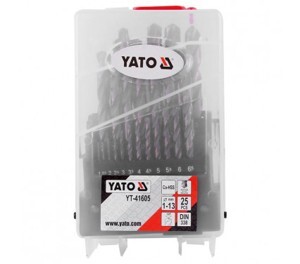 Bộ mũi khoan kim loại 25 chi tiết Yato YT-41605