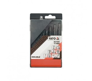 Bộ mũi khoan kim loại HSS 10 chi tiết YT-4008