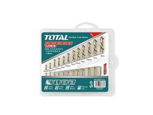 Bộ mũi khoan kim loại HSS 12 chi tiết Total TACSD0125