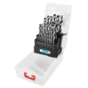 Bộ mũi khoan kim loại HSS 25 chi tiết Total TACSD0251