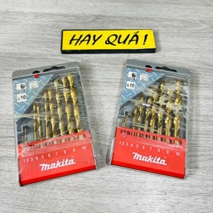Bộ mũi khoan sắt 10 chi tiết Makita D-43561