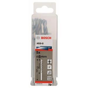 Bộ mũi khoan sắt 5 mũi HSS-G Bocsh 2608595079