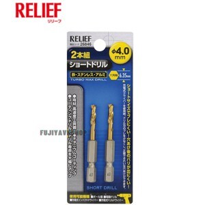 Bộ mũi khoan sắt đầu lục giác Relief 26846