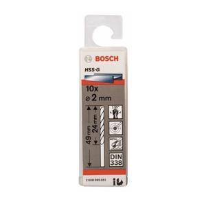 Bộ mũi khoan sắt HSS-G Bocsh 2608595051 - 10 mũi