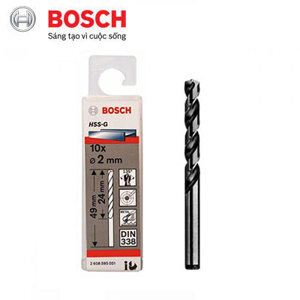 Bộ mũi khoan sắt HSS-G Bocsh 2608595051 - 10 mũi