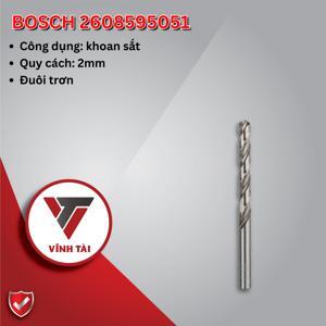 Bộ mũi khoan sắt HSS-G Bocsh 2608595051 - 10 mũi