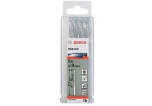 Bộ mũi khoan sắt HSS-G Bocsh 2608595074 - 5 mũi , 8.8mm