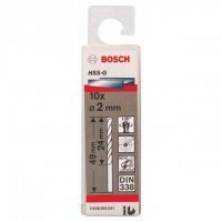 Bộ mũi khoan sắt HSS-G Bocsh 2608595051 - 10 mũi