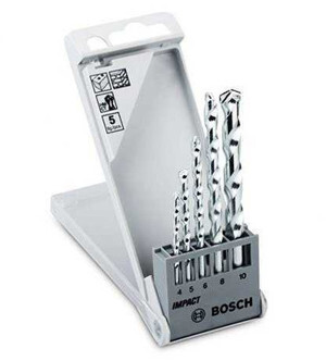 Bộ mũi khoan tường Bosch 2608590090 - 2608590090 5 cây