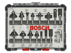 Bộ mũi phay hỗn hợp 15 chi tiết Bosch 2607017473