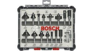 Bộ mũi phay hỗn hợp 15 chi tiết Bosch 2607017473