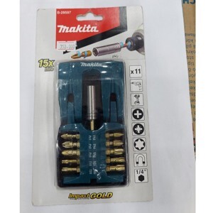 Bộ mũi vít 11 chi tiết Makita B-28597