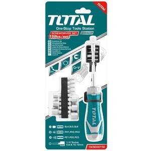 Bộ mũi vít 15 chi tiết Total TACSD30156