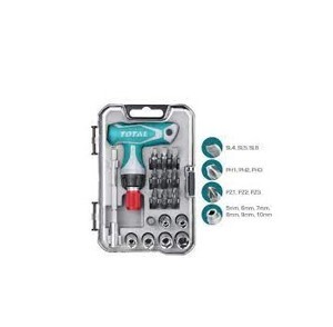 Bộ mũi vít 18 chi tiết Total TACSD30186
