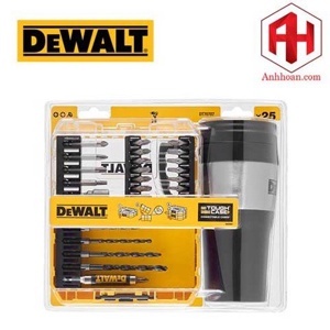 Bộ mũi vít 25 Chi tiết & ly giữ nhiệt Dewalt DT70707-QZ