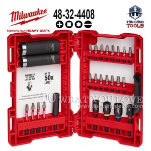 Bộ mũi vít 26 chi tiết Milwaukee đa năng 48-32-4408