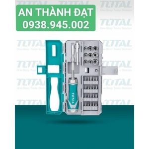 Bộ mũi vít 33 chi tiết Total TACSD30336