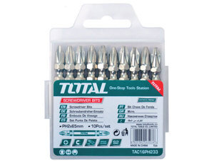 Bộ mũi vít bake 10 chi tiết Total TAC16PZ223