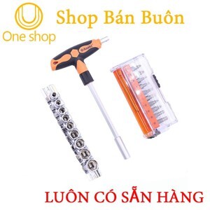 Bộ mũi vít & đầu tuýp Asaki AK-6357