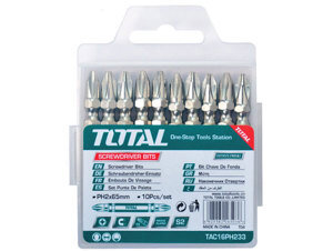 Bộ mũi vít dẹp 20 chi tiết Total TAC16SL413