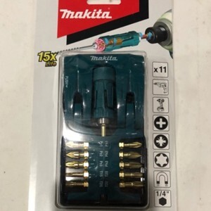 Bộ mũi vít Torsion Impact GOLD 11 chi tiết Makita B-30754