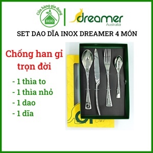 Bộ muỗng đũa inox cấp 8 món DCS-01