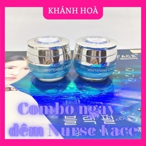 Bộ mỹ phẩm trị nám, tàn nhang tinh chất ngọc trai Nurse Face xanh