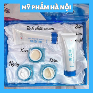 Bộ mỹ phẩm trị nám, tàn nhang tinh chất ngọc trai Nurse Face xanh