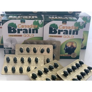 Bổ não Canadas Brain Gold hộp 100 viên